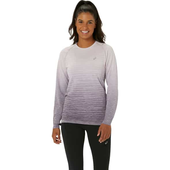 Asics Seamless LS Top Damen Laufshirt (Pflaume XL ) Laufshirts von ASICS