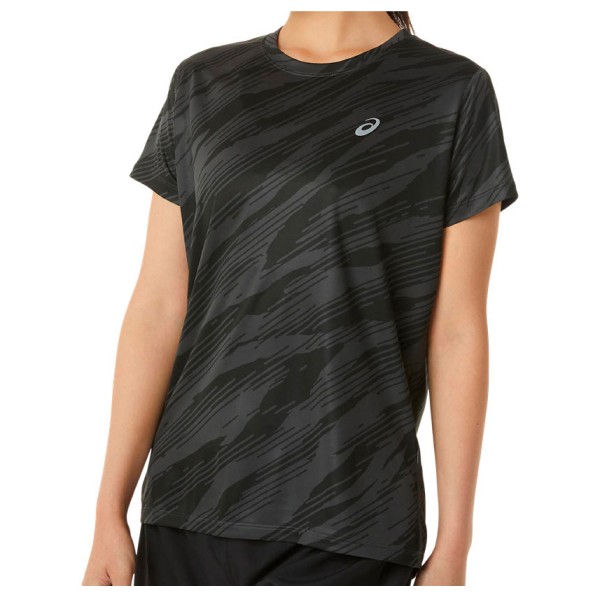 Asics - Women's Core All Over Print S/S Top - Laufshirt Gr M schwarz von ASICS