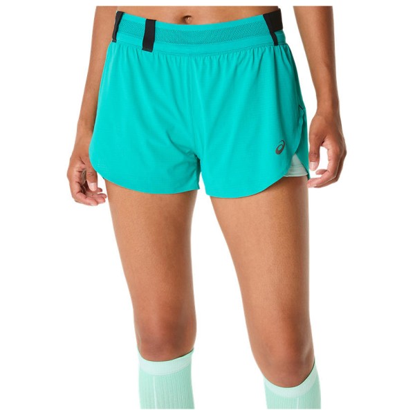 Asics - Women's Metarun Split Short - Laufshorts Gr L türkis von ASICS