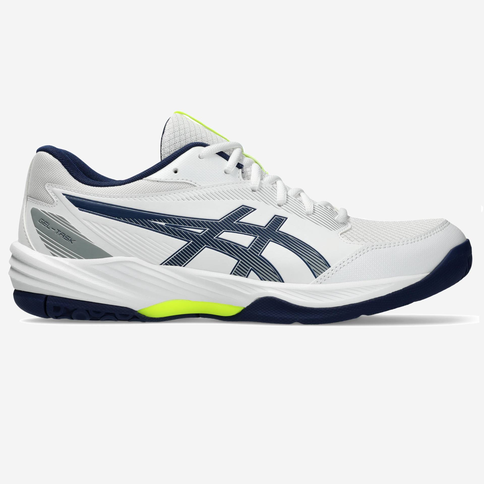 Damen/Herren Handball Hallenschuhe - ASICS GEL-TASK 4 weiß/blau von ASICS