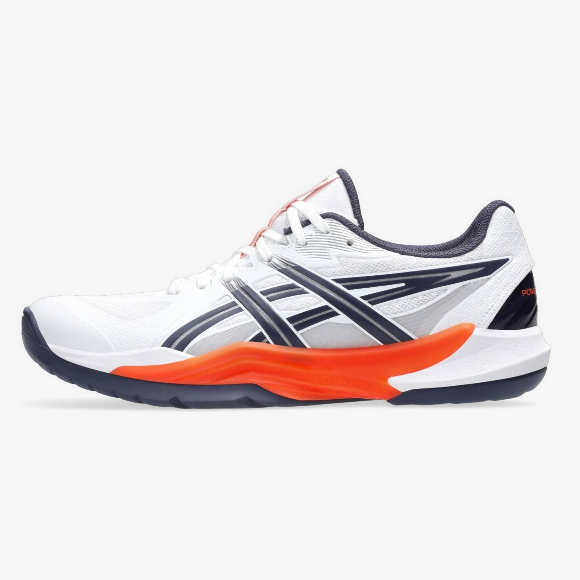 Damen/Herren Handball Hallenschuhe - Asics Powerbreak FF weiß/orange von ASICS