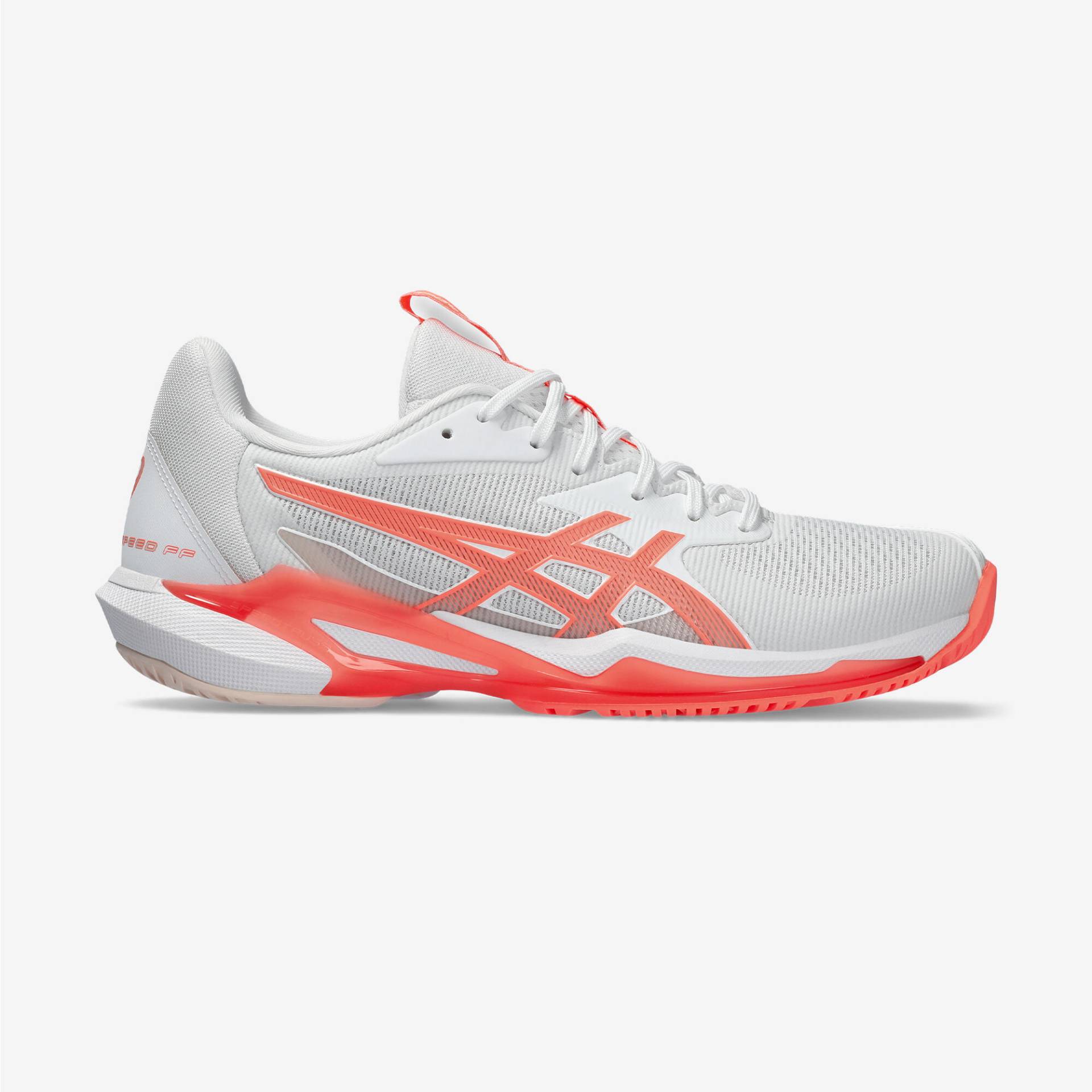 Damen Tennisschuhe Multicourt Asics Gel Solution Speed FF 3 weiss/orange von ASICS