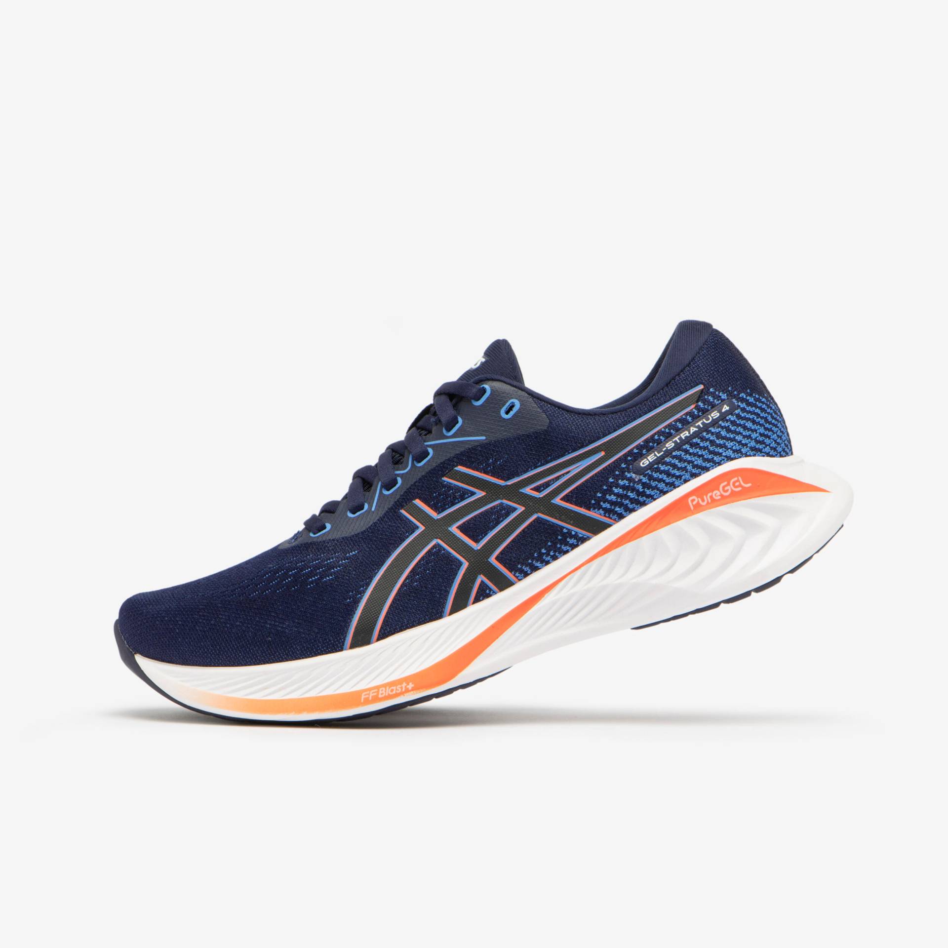 Laufschuhe Herren Asics - Gel-Stratus Knit 4 blau/weiß Laufschuhe Herren Asics - Gel-Stratus Knit 4 blau/weiß von ASICS