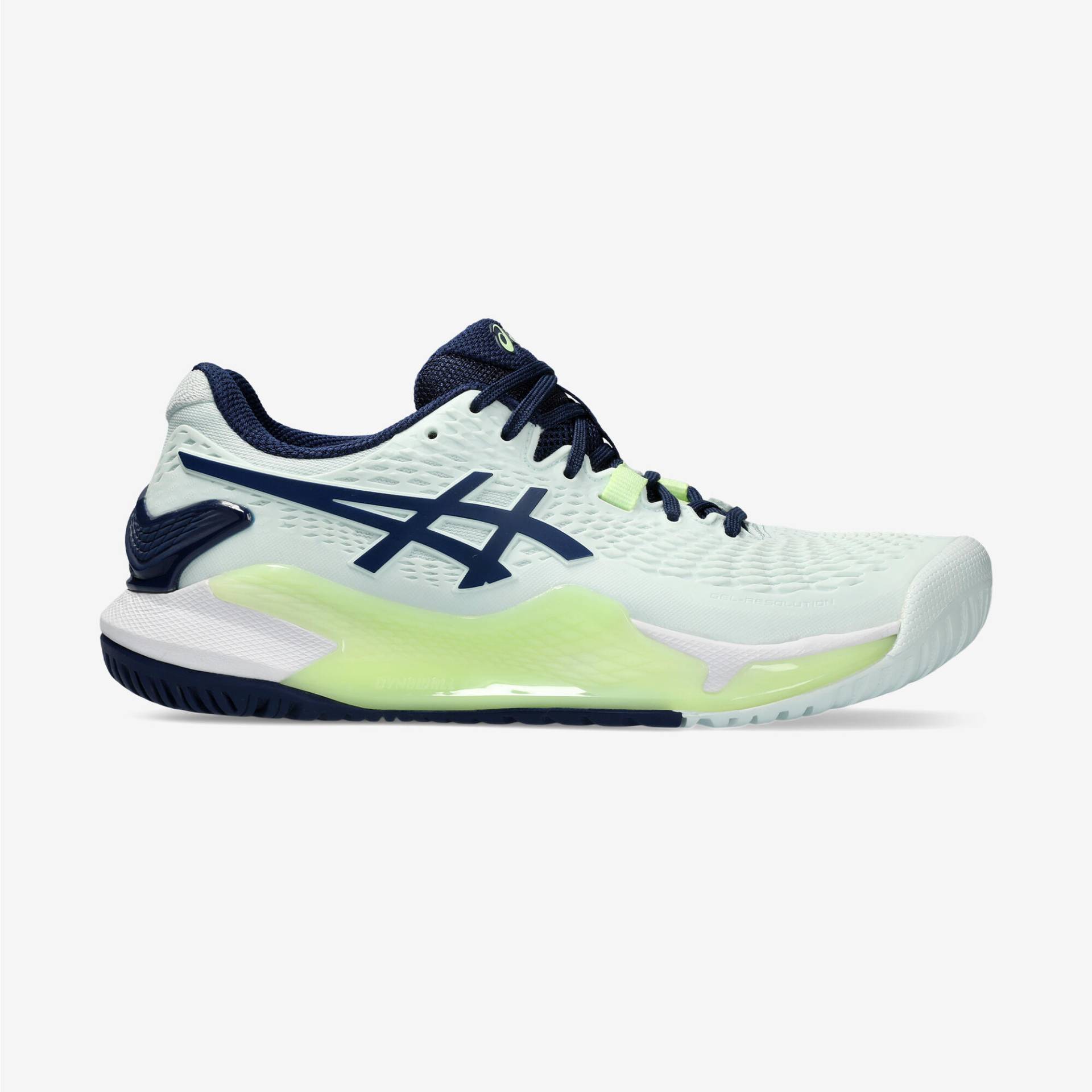 Tennisschuhe Damen Multicourt - Asics Gel Resolution 9 mint/blau von ASICS