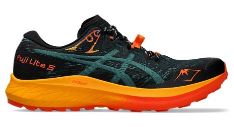 asics fuji lite 5 trailrunning schuh schwarz orange herren asics fuji lite 5 trailrunning schuh schwarz orange herren von ASICS