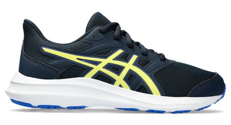 asics jolt 4 gs laufschuhe blau gelb kinder von ASICS