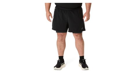 asics road 5in 2 in 1 shorts schwarz herren von ASICS