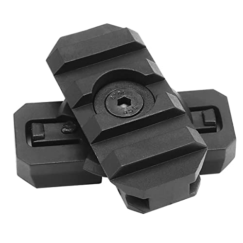 ASMDDCC Tactical Fast Helm ARC Rail Mount Adapter, Leichte Drehbare Verstellbare Taschenlampenhalterung, Airsoft-HelmzubehöR,BK von ASMDDCC