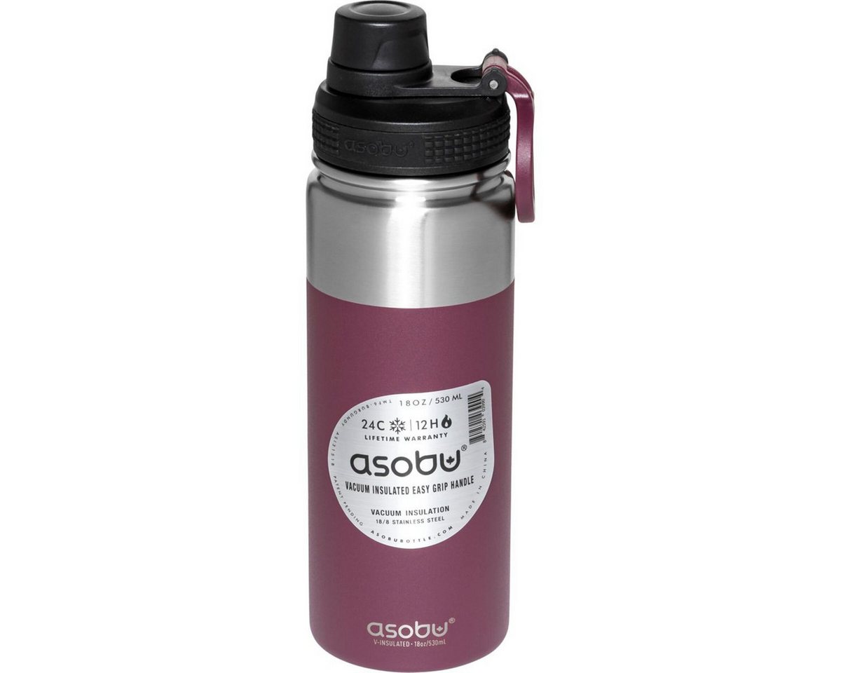 ASOBU Trinkflasche Alpine Flask Bottle Burgunder, 0.53 L ASOBU Trinkflasche Alpine Flask Bottle Burgunder, 0.53 L von ASOBU