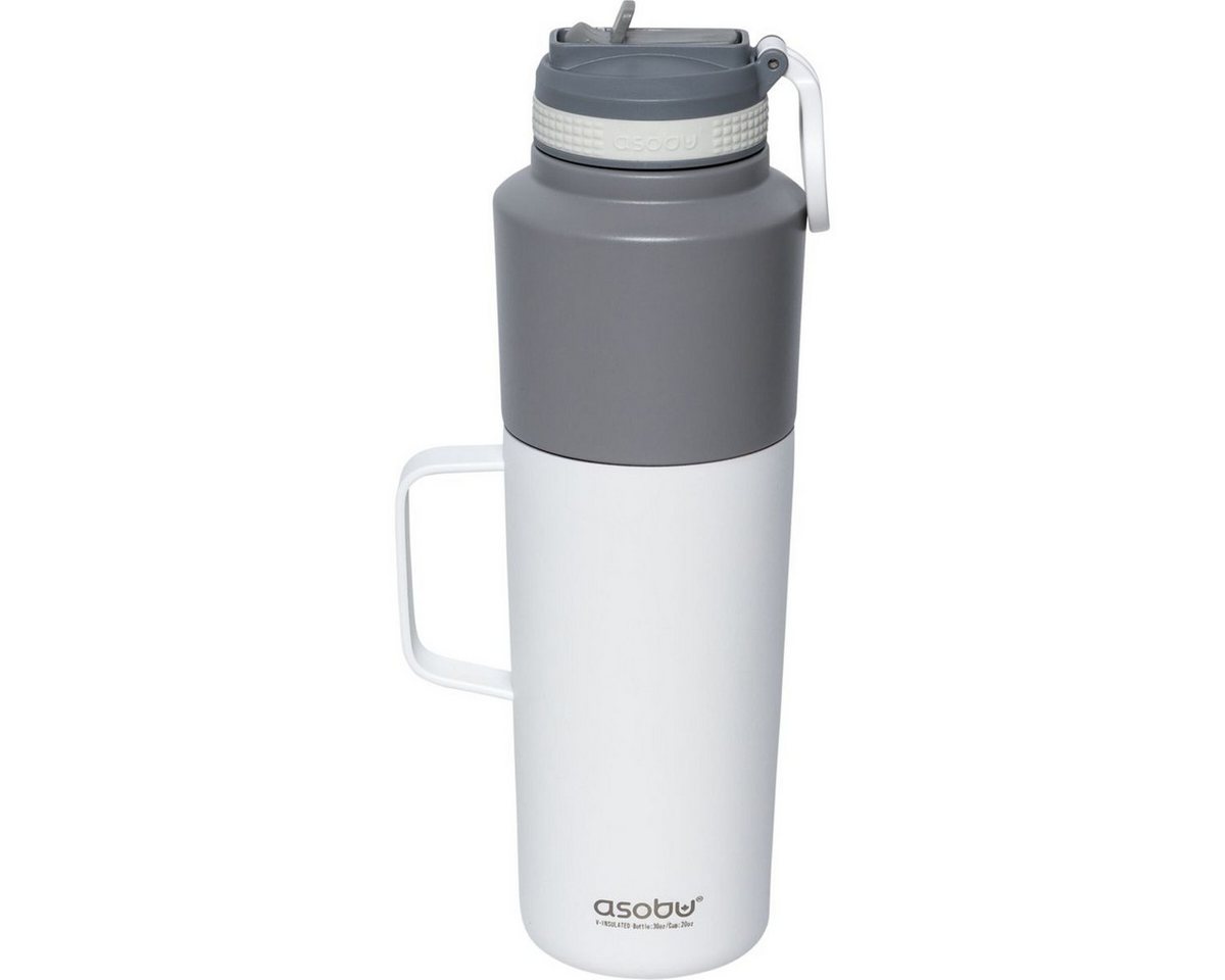 ASOBU Trinkflasche Twin Pack Bottle with Mug 0.9 L + 0.6 L ASOBU Trinkflasche Twin Pack Bottle with Mug 0.9 L + 0.6 L von ASOBU