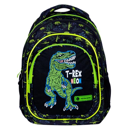 ASTRABAG 502023064 T-REX NEON Schulrucksack, Green, 39 x 28 x 15 cm ASTRABAG 502023064 T-REX NEON Schulrucksack, Green, 39 x 28 x 15 cm von ASTRABAG