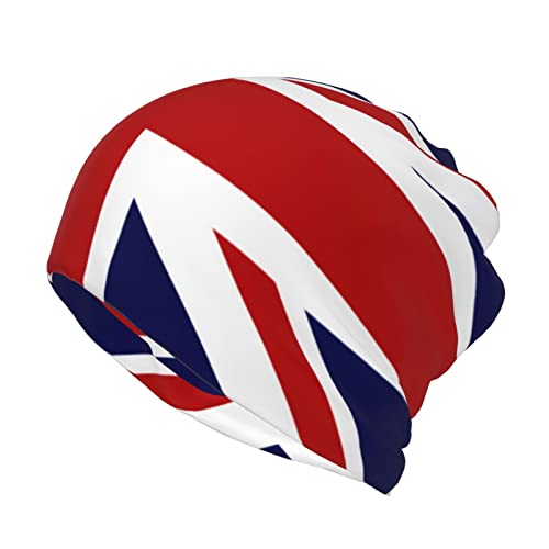 Strickmütze mit Union Jack Flagge Hut für Herren Damen, UK Union Jack Flagge -010, Einheitsgr��e von ASYG