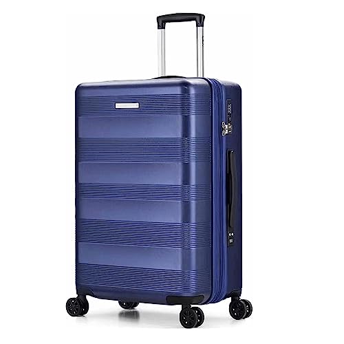 ASerZenith Intelligenter Wiegekoffer, Handgepäckkoffer mit großem Fassungsvermögen, Koffer mit Zahlenschloss, verschleißfester Koffer (Blau, 57 x 35 x 26 cm) von ASerZenith