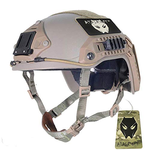 ATAIRSOFT Airsoft Maritim Helm für Paintball Sport Einstellbar Militär Helm Outdoor Taktische Ausrüstung Protective Fast Helm Top Helm für Tactical Kampf Armee Jagd ATAIRSOFT Airsoft Maritim Helm für Paintball Sport Einstellbar Militär Helm Outdoor Taktische Ausrüstung Protective Fast Helm Top Helm für Tactical Kampf Armee Jagd von ATAIRSOFT