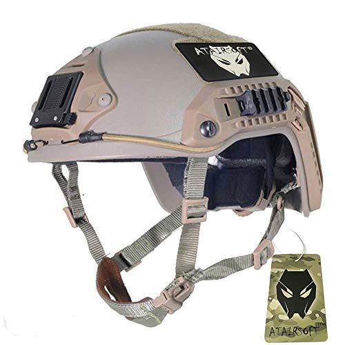 ATAIRSOFT Airsoft Maritim Helm für Paintball Sport Einstellbar Militär Helm Outdoor Taktische Ausrüstung Protective Fast Helm Top Helm für Tactical Kampf Armee Jagd von ATAIRSOFT