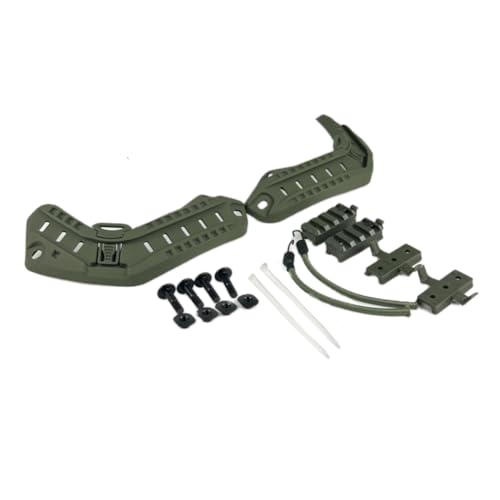 ATAIRSOFT Schnelles Helmzubehör Schienenmontageset Helm Seitenschienenführung mit Lanyard Montageschrauben (OD) von ATAIRSOFT