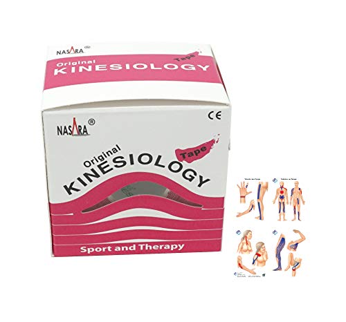 Original Nasara Kinesiologie Tape 5m x 5cm 6er Set inkl. ATC Anleitung mit Klebetechniken - Kinesiotape, Sporttape, Fitnesstape, Tapes - Wasserfest & Atmungsaktiv Pink Original Nasara Kinesiologie Tape 5m x 5cm 6er Set inkl. ATC Anleitung mit Klebetechniken - Kinesiotape, Sporttape, Fitnesstape, Tapes - Wasserfest & Atmungsaktiv Pink von ATC Handels GmbH