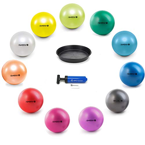 Original Pezzi Gymnastikball Maxafe Ø 42, 53, 65 & 75cm in Allen Farben - bis 400 kg belastbar - Fitness, Reha, Therapie, Gymnastik, Aerobic und als Sitzball fürs Büro von ATC Handels GmbH