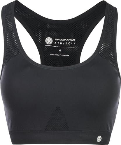 ATHLECIA Damen Rosmarin Sport-BH, 1001 Schwarz, XL ATHLECIA Damen Rosmarin Sport-BH, 1001 Schwarz, XL von Athlecia