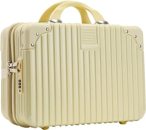 ATHRLONG Handgepäck Koffer Koffer Tragbarer Kosmetikkoffer Trennwand Studentin Passwortbox Hartschale mit USB-Gepäckkoffer von ATHRLONG