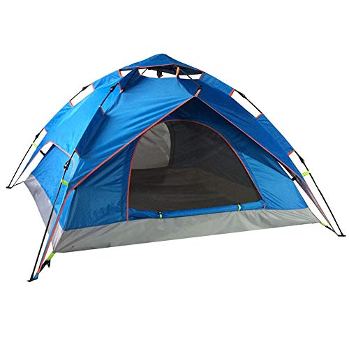 ATHUAH Zelt Tragbare Aufbewahrungstasche 3-4 Personen Camping Automatisches Zelt Offenes Doppeldeckerzelt Geeignet für Familiencamping, Wandern und Wandern von ATHUAH