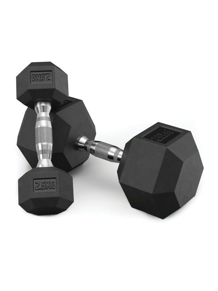 ATLETICA Hantel-Set Hexagon Hantel Set, 2,5 kg - 25 kg ∣ PVC Bezug ATLETICA Hantel-Set Hexagon Hantel Set, 2,5 kg - 25 kg ∣ PVC Bezug von ATLETICA