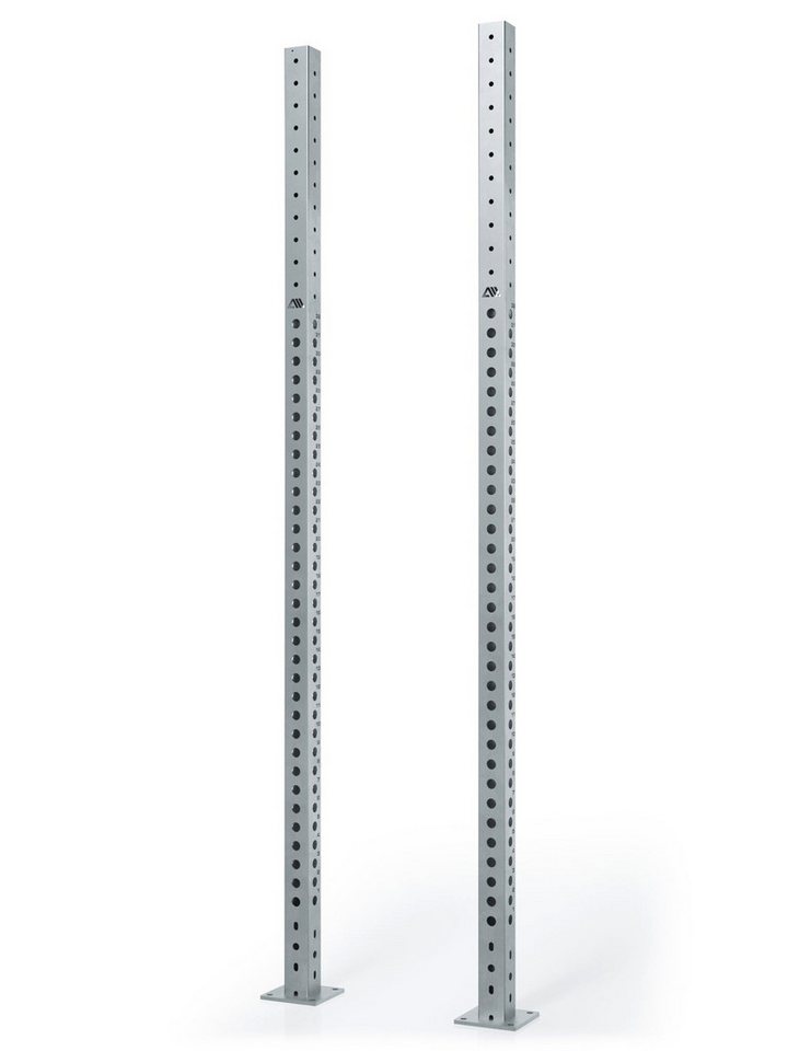 ATLETICA Power Rack R8 Outdoor Upright 255cm (paarweise), Edelstahl ATLETICA Power Rack R8 Outdoor Upright 255cm (paarweise), Edelstahl von ATLETICA