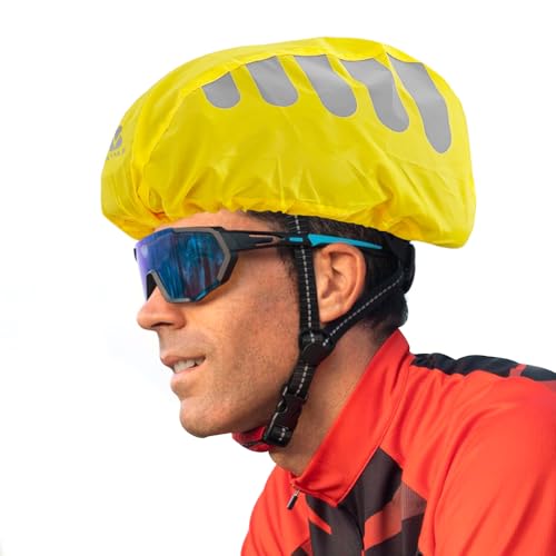 ATNKE Reflektierende Helm Regenhülle für Fahrrad, 360 Grad Sichtbarkeit Wasserdicht, Winddicht und atmungsaktiv Schutzhelm Abdeckung Geeignet für Radfahren, Skifahren und andere Outdoor-Sportarten. ATNKE Reflektierende Helm Regenhülle für Fahrrad, 360 Grad Sichtbarkeit Wasserdicht, Winddicht und atmungsaktiv Schutzhelm Abdeckung Geeignet für Radfahren, Skifahren und andere Outdoor-Sportarten. von ATNKE
