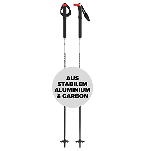 ATOMIC BCT TOURING CARBON SQS WSkitourenstöcke - Verstellbare Stöcke 80 - 130 cm - Aluminium Skistock - Skistöcke mit ergonomischem Griff - Tourenski Ausrüstung mit Safety-Vorrichtung ATOMIC BCT TOURING CARBON SQS WSkitourenstöcke - Verstellbare Stöcke 80 - 130 cm - Aluminium Skistock - Skistöcke mit ergonomischem Griff - Tourenski Ausrüstung mit Safety-Vorrichtung von ATOMIC