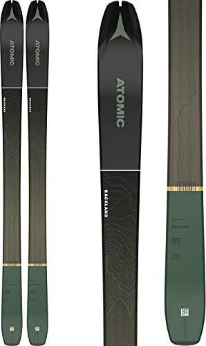 ATOMIC Erwachsene, Unisex N Backland 95 Ski, Schwarz/Grün (Mehrfarbig), 169 cm von ATOMIC