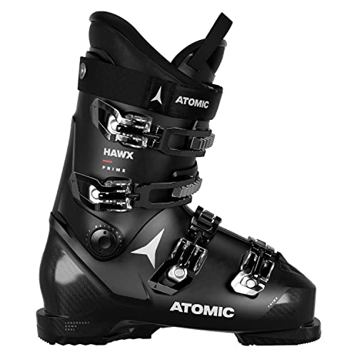 ATOMIC HAWX PRIME Skischuhe - Alpin-Skischuh in Schwarz - Boots mit 3D Knöchel & Ferse für präzisen Sitz - mittelbreite Skistiefel für Ski-Anfänger von ATOMIC