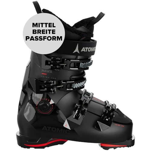 ATOMIC HAWK PRIME 100 GW Skischuhe - Größe 25/25.5 - Alpin-Skischuh in Black/Red - Boots mit 3D Knöchel & Ferse für präzisen Sitz - Ideal für Skifahrer mit mittelbreiten Füßen ATOMIC HAWK PRIME 100 GW Skischuhe - Größe 25/25.5 - Alpin-Skischuh in Black/Red - Boots mit 3D Knöchel & Ferse für präzisen Sitz - Ideal für Skifahrer mit mittelbreiten Füßen von ATOMIC