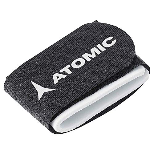 ATOMIC NORDIC ECO SKI FIX in Schwarz - Praktisches 10er Set - Befestigungsriemen mit Klettband - Einfacher Ski-Transport - Zubehör zum Schutz von Kanten & Belag von ATOMIC