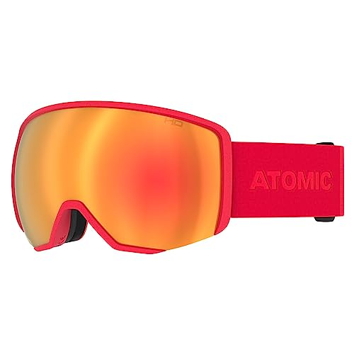 ATOMIC REVENT L HD Skibrille - Red - Skibrillen mit kontrastreichen Farben - Hochwertig verspiegelte Snowboardbrille - Brille mit Live Fit Rahmen - Skibrille mit Doppelscheibe ATOMIC REVENT L HD Skibrille - Red - Skibrillen mit kontrastreichen Farben - Hochwertig verspiegelte Snowboardbrille - Brille mit Live Fit Rahmen - Skibrille mit Doppelscheibe von ATOMIC