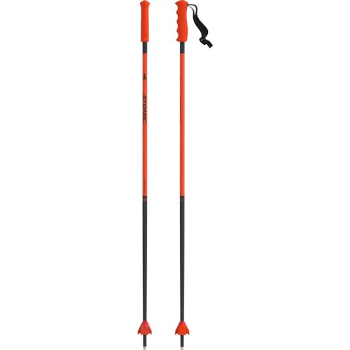 ATOMIC REDSTER JR Skistöcke - Länge 100 cm - Skistecken für Kinder in Rot - Zuverlässiger 3* Aluminium Skistock - Ergonomischer JR Griff am Stock - Stöcke mit 40mm Race-Teller ATOMIC REDSTER JR Skistöcke - Länge 100 cm - Skistecken für Kinder in Rot - Zuverlässiger 3* Aluminium Skistock - Ergonomischer JR Griff am Stock - Stöcke mit 40mm Race-Teller von ATOMIC