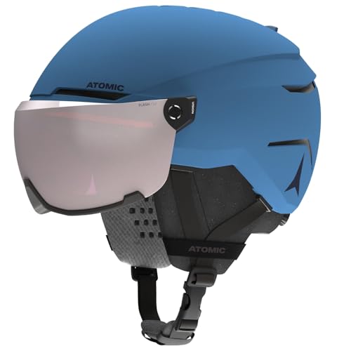 ATOMIC Savor Visor JR Skihelm mit Visier - Blue - Größe XS - Für Kinder & Jugendliche - Max. Stoßdämpfung - Active Aircon Belüftung - Brille mit High End-Verspiegelung ATOMIC Savor Visor JR Skihelm mit Visier - Blue - Größe XS - Für Kinder & Jugendliche - Max. Stoßdämpfung - Active Aircon Belüftung - Brille mit High End-Verspiegelung von ATOMIC