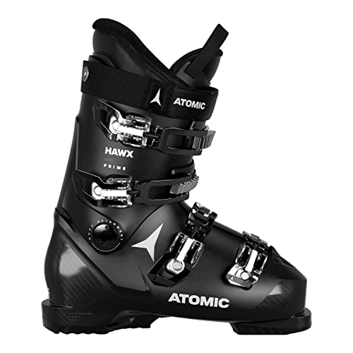 ATOMIC HAWX PRIME W Skischuhe Frauen - Größe 25/25.5 - Alpin-Skischuh in Schwarz - Boots mit 3D Knöchel & Ferse für präzisen Sitz - mittelbreite Skistiefel für Anfänger von ATOMIC