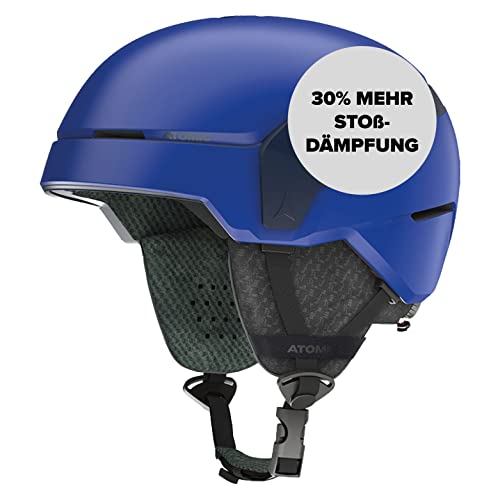 ATOMIC COUNT JR Skihelm für Kinder & Jugendliche - Blau - Größe XS - Mehr Sicherheit bei Aufprällen - 360° Fit System für komfortablen Sitz - Kopfumfang 48-52 cm von ATOMIC