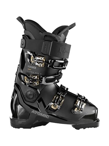 ATOMIC HAWX Ultra 115 S W GW - 25/25.5: Damen Snowboard Boot, Schwarz/Gold, Prolite-Konstruktion, Memory Fit Thermoanpassung, Mimic Platinum Innenschuh, AFS Zungensystem, 3D Stretch Zehenbox ATOMIC HAWX Ultra 115 S W GW - 25/25.5: Damen Snowboard Boot, Schwarz/Gold, Prolite-Konstruktion, Memory Fit Thermoanpassung, Mimic Platinum Innenschuh, AFS Zungensystem, 3D Stretch Zehenbox von ATOMIC