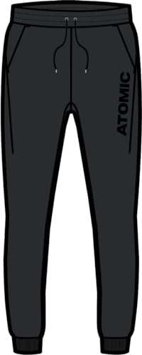 ATOMIC RS Sweat PANT I Größe S I Jogginghose in Obsidian I Unisex Jogginghosen I Trainingshose aus 70% Baumwolle & 30% Polyester I Sporthose im modernen Design I Praktische Seitentaschen von ATOMIC