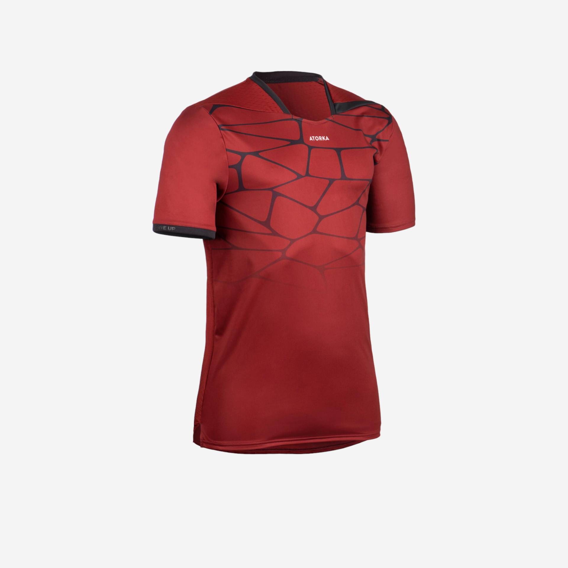 Damen/Herren Handball Trikot - H500 rot/schwarz von ATORKA