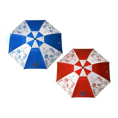 Atosa Strandschirm, Design Marino, schwenkbar, aus Aluminium, Ø 180 cm, Oxford, LSF 50+, 2 Möglichkeiten, mit Hülle, bunt Atosa Strandschirm, Design Marino, schwenkbar, aus Aluminium, Ø 180 cm, Oxford, LSF 50+, 2 Möglichkeiten, mit Hülle, bunt von ATOSA