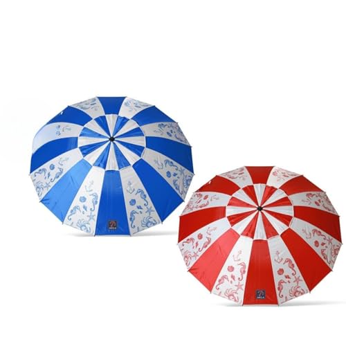 Atosa Strandschirm, Design Marino, schwenkbar, aus Aluminium, Ø 240 cm, Oxford, LSF 50+, 2 Möglichkeiten, mit Hülle, bunt Atosa Strandschirm, Design Marino, schwenkbar, aus Aluminium, Ø 240 cm, Oxford, LSF 50+, 2 Möglichkeiten, mit Hülle, bunt von ATOSA