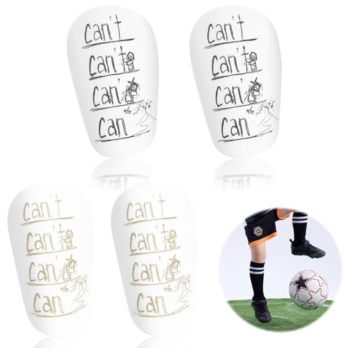 ATSGJLZN 2 Paar Schienbeinschoner Fussball,10 x 6 cm Eva Mini Schienbeinschoner Fußball Schutzausrüstung,Can't Can Schienbeinschoner, Klein Mini Shin Pads für Kinder Herren weißes ATSGJLZN 2 Paar Schienbeinschoner Fussball,10 x 6 cm Eva Mini Schienbeinschoner Fußball Schutzausrüstung,Can't Can Schienbeinschoner, Klein Mini Shin Pads für Kinder Herren weißes von ATSGJLZN