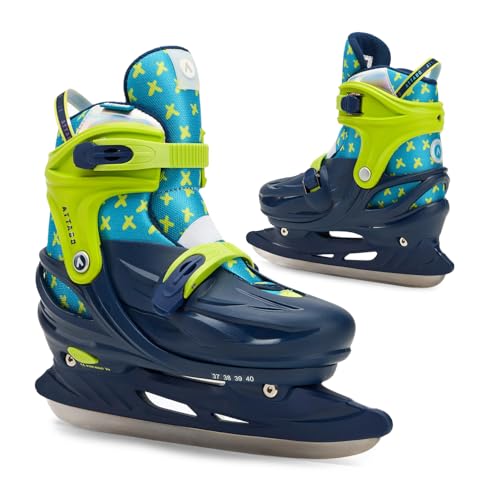 ATTABO Verstellbare Freizeit- Schlittschuhe für Jungen KOI Marineblau Größe 37-40 EU Kinder verstellbare Schlittschuhe Schnallen als Verschluss Belüftung durch Synthetisches Mesh PP und PVC ATTABO Verstellbare Freizeit- Schlittschuhe für Jungen KOI Marineblau Größe 37-40 EU Kinder verstellbare Schlittschuhe Schnallen als Verschluss Belüftung durch Synthetisches Mesh PP und PVC von ATTABO