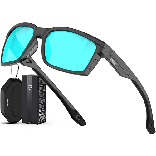 ATTCL Sonnenbrille Herren Polarisierte Sportbrille Fahrerbrille TR90 Rahme Ultra Leicht CAT 3 UV400-Schutz 2238 touhui-blue ATTCL Sonnenbrille Herren Polarisierte Sportbrille Fahrerbrille TR90 Rahme Ultra Leicht CAT 3 UV400-Schutz 2238 touhui-blue von ATTCL