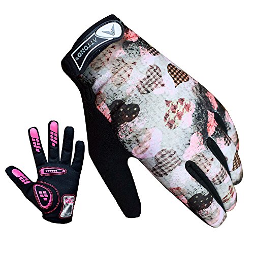 ATTONO Mountainbike Handschuhe Damen Gel Fahrrad Handschuhe Größen: 6-8 von ATTONO