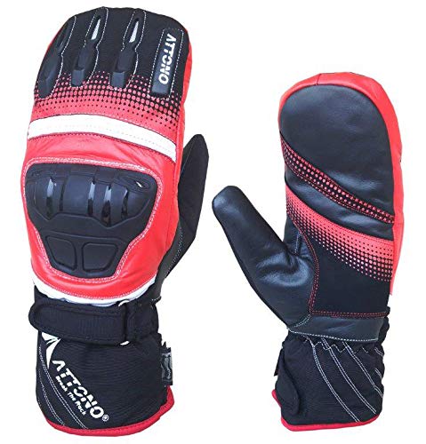 ATTONO Skihandschuhe Fäustlinge Ski Snowboard Warme Handschuhe - Größe M/8 von ATTONO