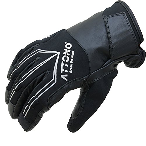 ATTONO Skihandschuhe Kurze sportliche Ski Leder Handschuhe ATTONO Skihandschuhe Kurze sportliche Ski Leder Handschuhe von ATTONO
