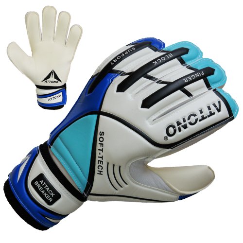 ATTONO Torwarthandschuhe Attack Breaker Fingersave Torwart Handschuhe - Gr. 3 von ATTONO